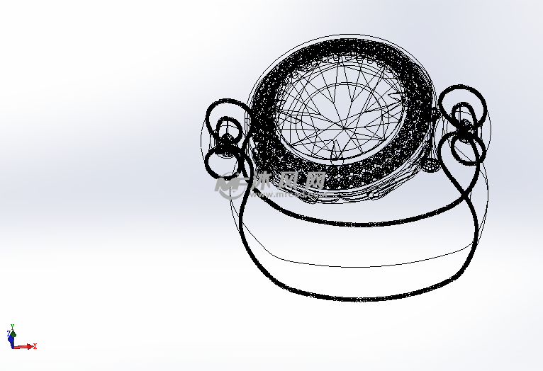 贵妇人戒指模型 - solidworks生活用品类模型下