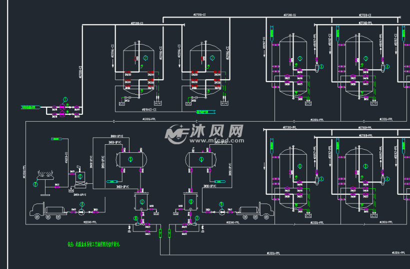 脱盐水系统工艺流程图