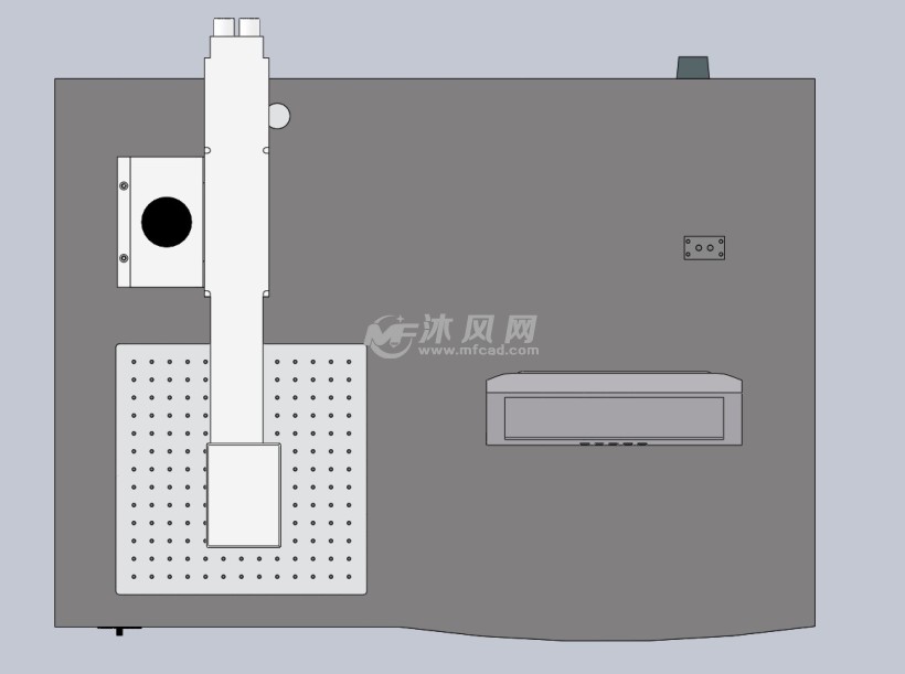 激光打标机设计图 - solidworks机械设备模型下载