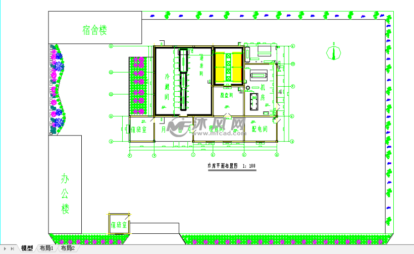 冷库平面图