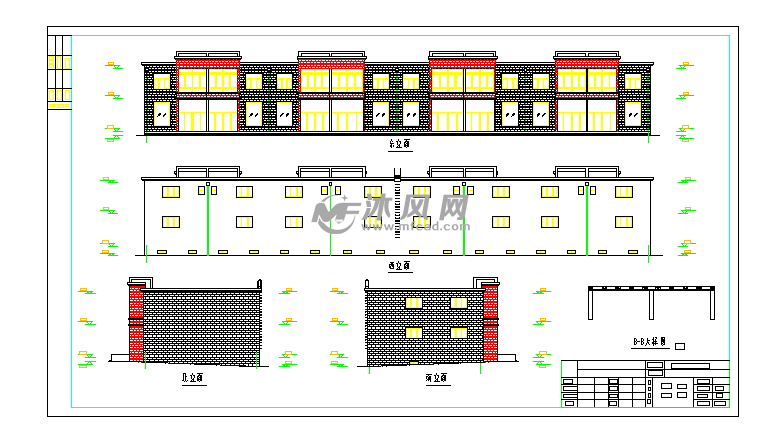 二层商铺建筑施工图纸