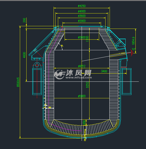 120转炉炉型图