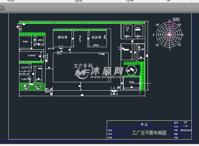 车间厂房建筑图纸下载,免费车间厂房cad施工图