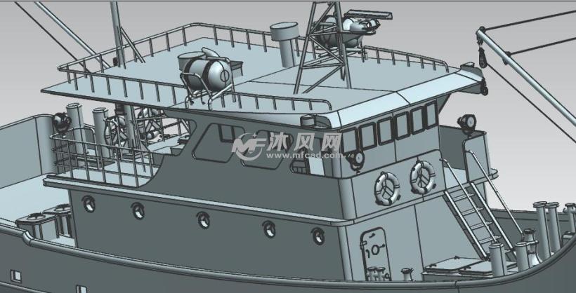 30米渔船模型