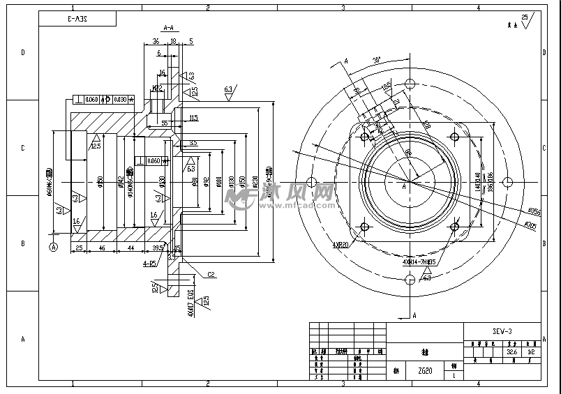 SEW减速器图纸 - AutoCAD减速机械设备图纸