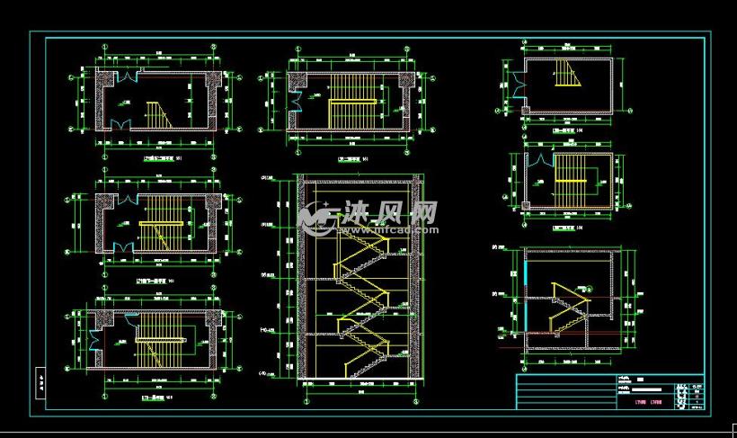 世融嘉境小区建筑设计施工图 - autocad高层住宅成套