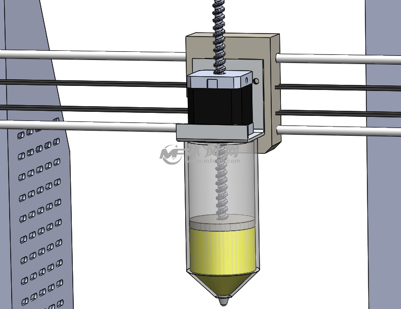 3D打印机三维模型设计 - solidworks办公用品模