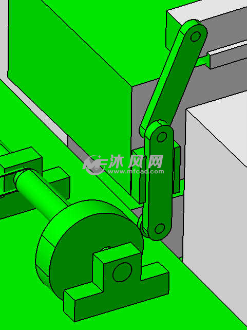 凸轮推送限位装置