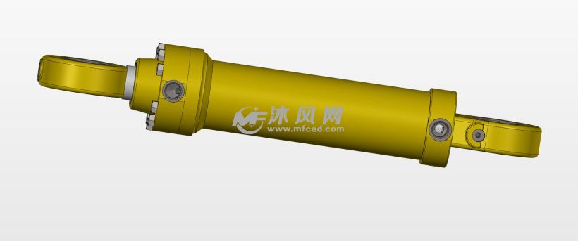 液压缸设计图模型