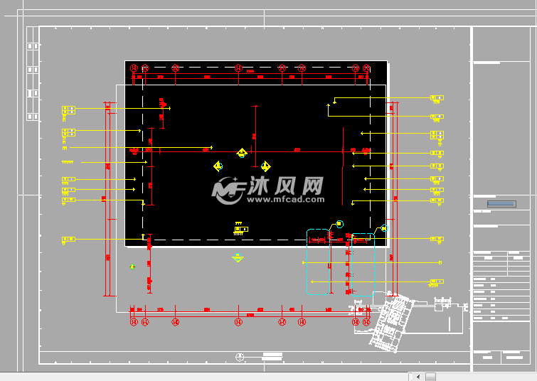五层台球室平面图