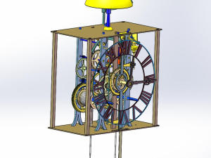 遥控电动车车钥匙模型 - solidworks小五金模型