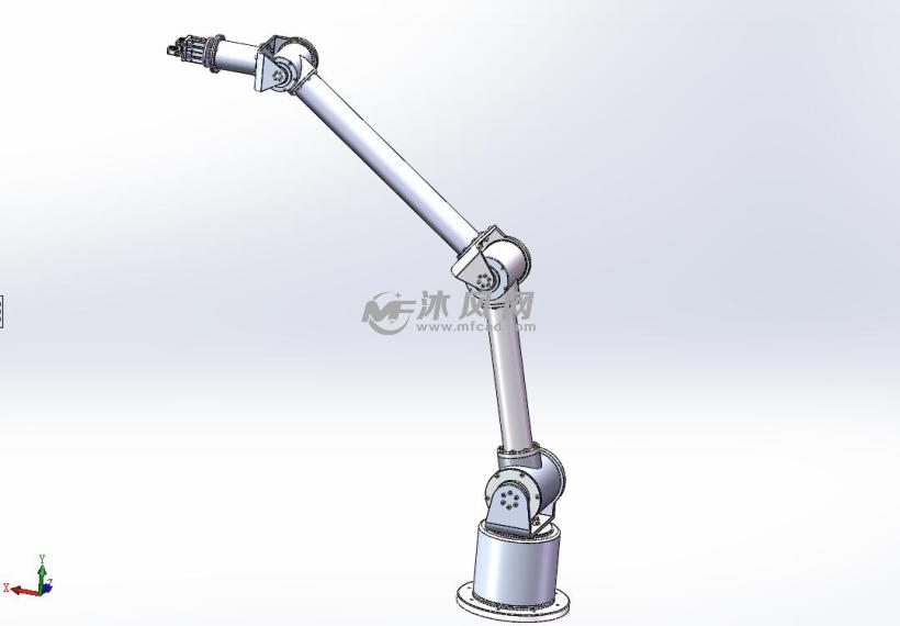 5自由度采摘机械臂 - solidworks机械设备模型下