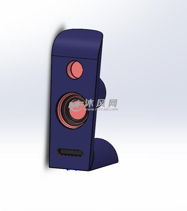 音响喇叭制作模型 - solidworks电脑周边类模型