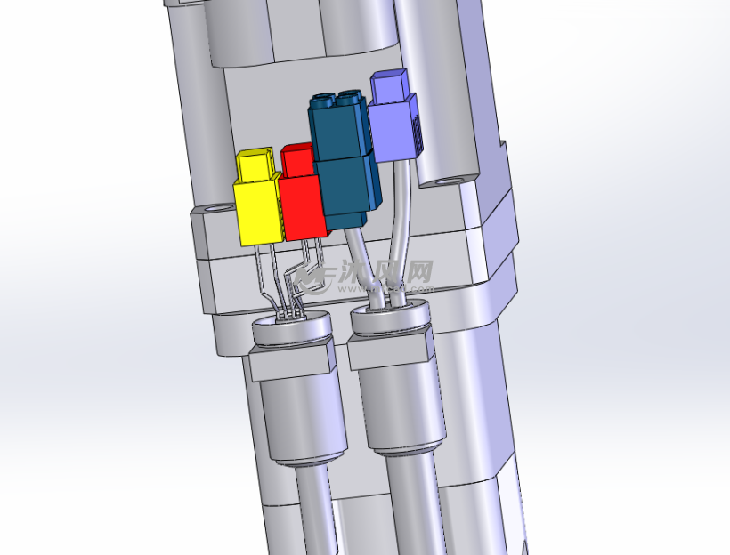 伺服压力机模块化系统结构 - solidworks机械设