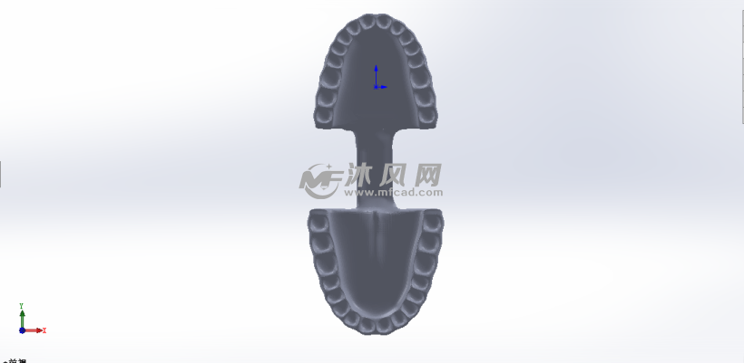 牙齿模型建模 - solidworks生活用品类模型下载