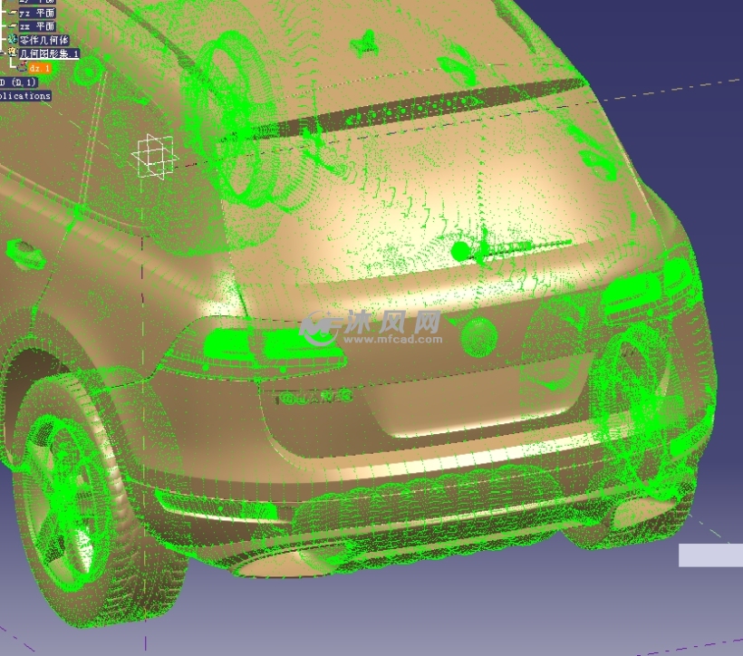 大众途观汽车逆向点云文件