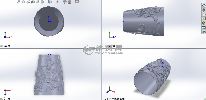 迪士尼灯浮雕灯罩模型 - solidworks生活用品类模型