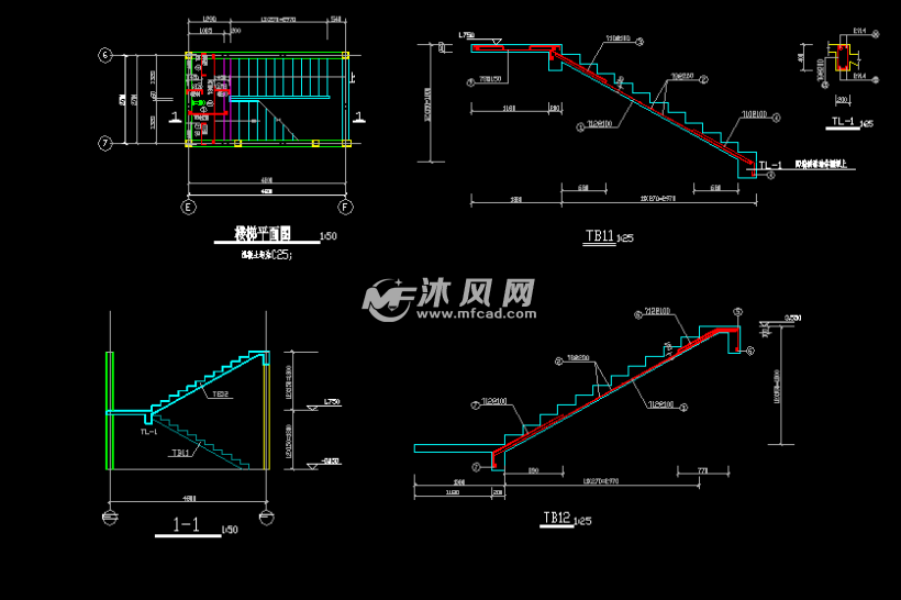 二层砖混结构办公楼结构设计施工图