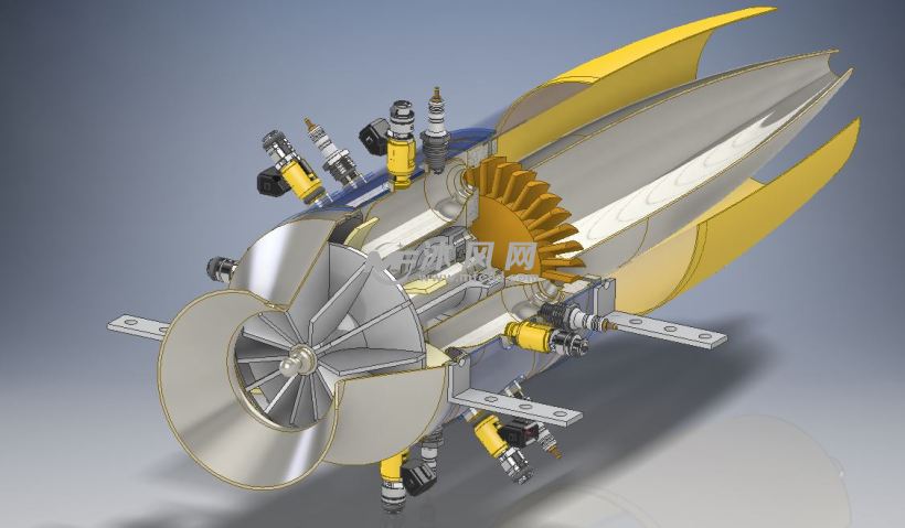 燃料喷射器设计模型 - inventor机械设备类模型