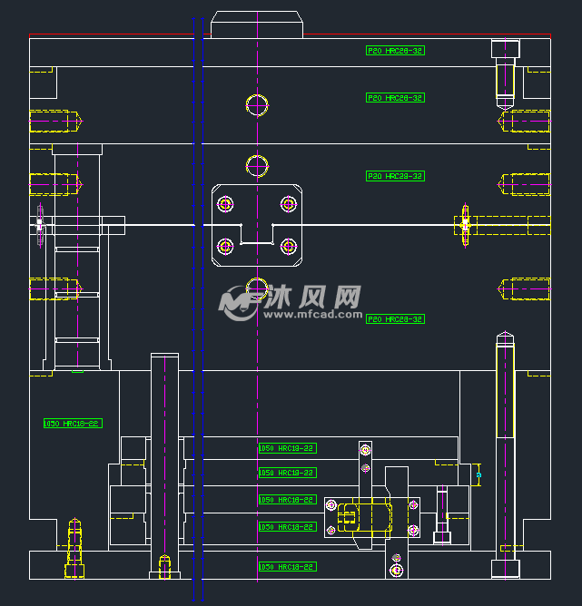 二次顶出模具