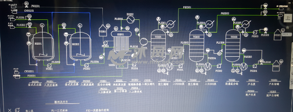乙醛缩合乙酸乙酯工艺流程图 - AutoCAD普通工