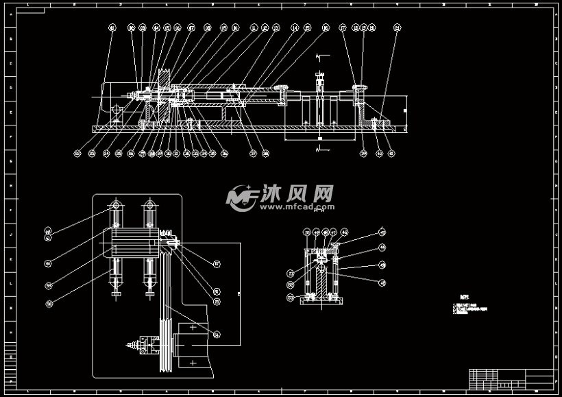 轴套压装机设计(包含35张CAD图纸)