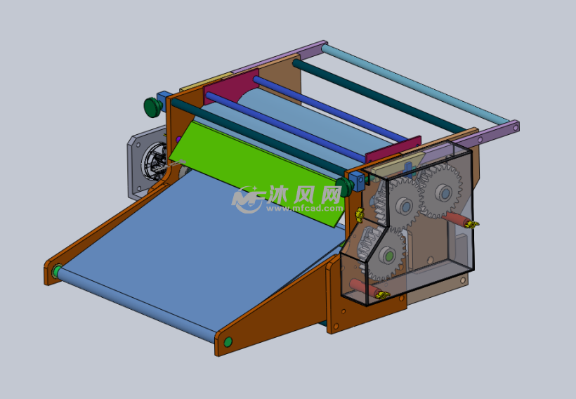 塑封蛋糕机模型