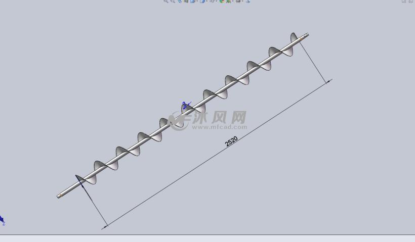 l型螺旋输送设备模型