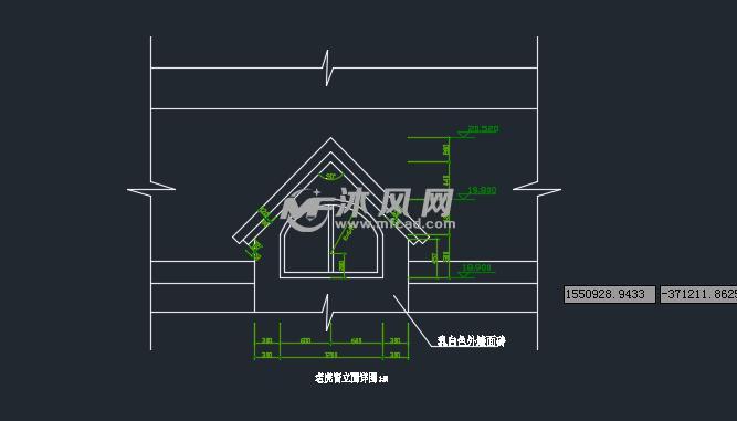 老虎窗立面详图