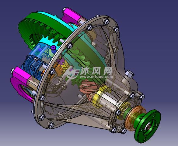 catia模型 机械设计类 传动件和减速器类