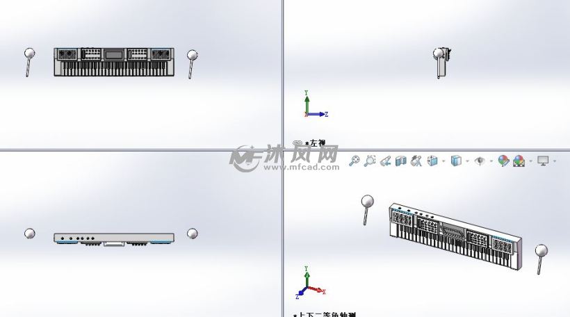 敲击电子琴模型-solidworks生活用品类模型下图纸二百米诺丁山哈尔滨图片