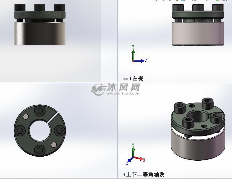 胀紧套结构图