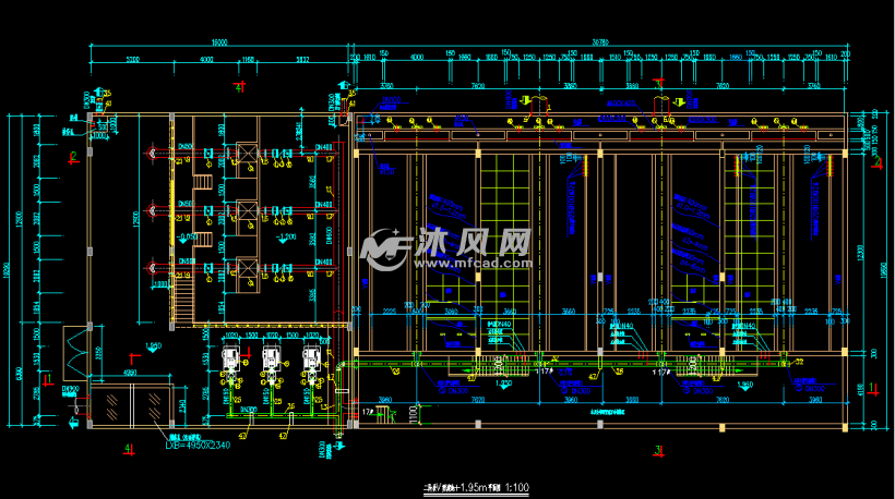 v型滤池平面图