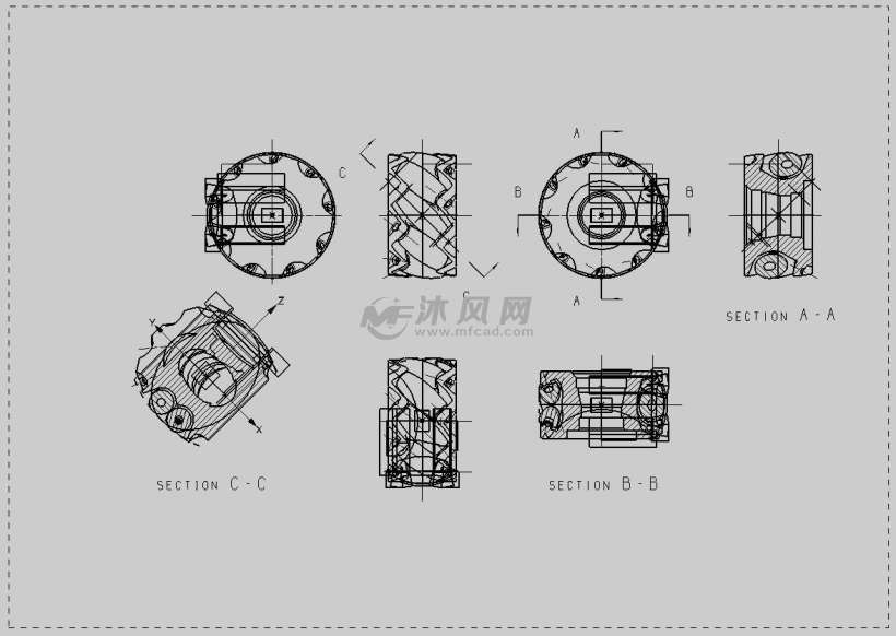 麦克纳姆轮图纸