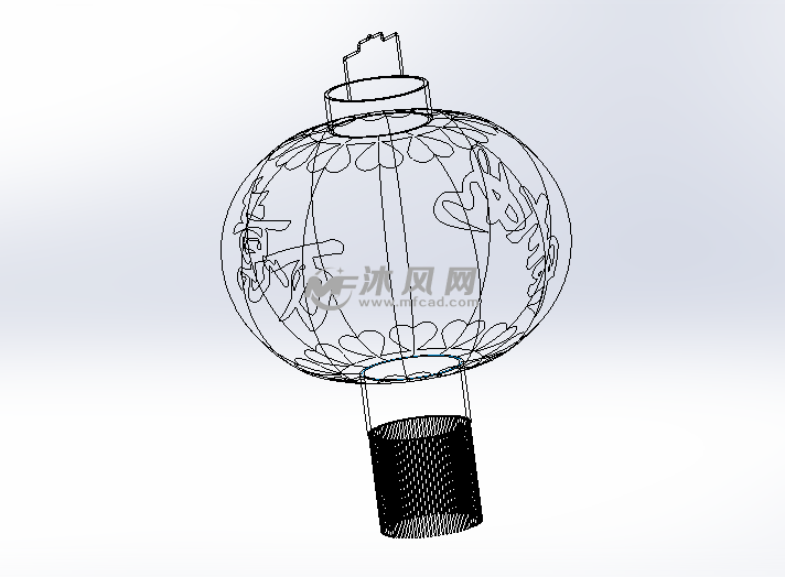 灯笼三维图