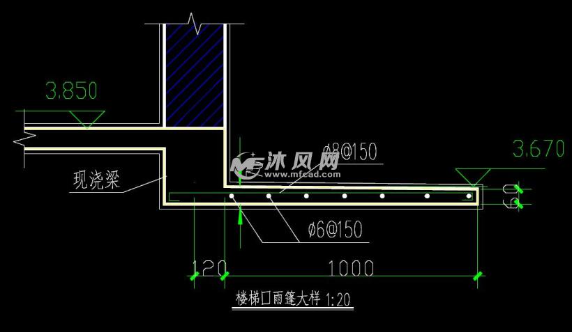 混凝土雨蓬标准施工图集