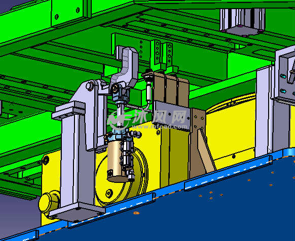 机器人焊接回转台(变位机) - catia机械设备