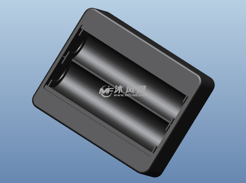18650电池盒3D模型 - Proe数码产品类模型下