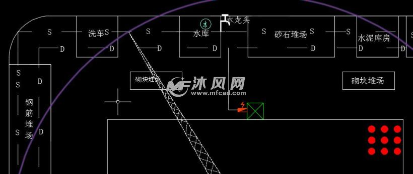 某办公楼施工组织平面图及施工组织设计