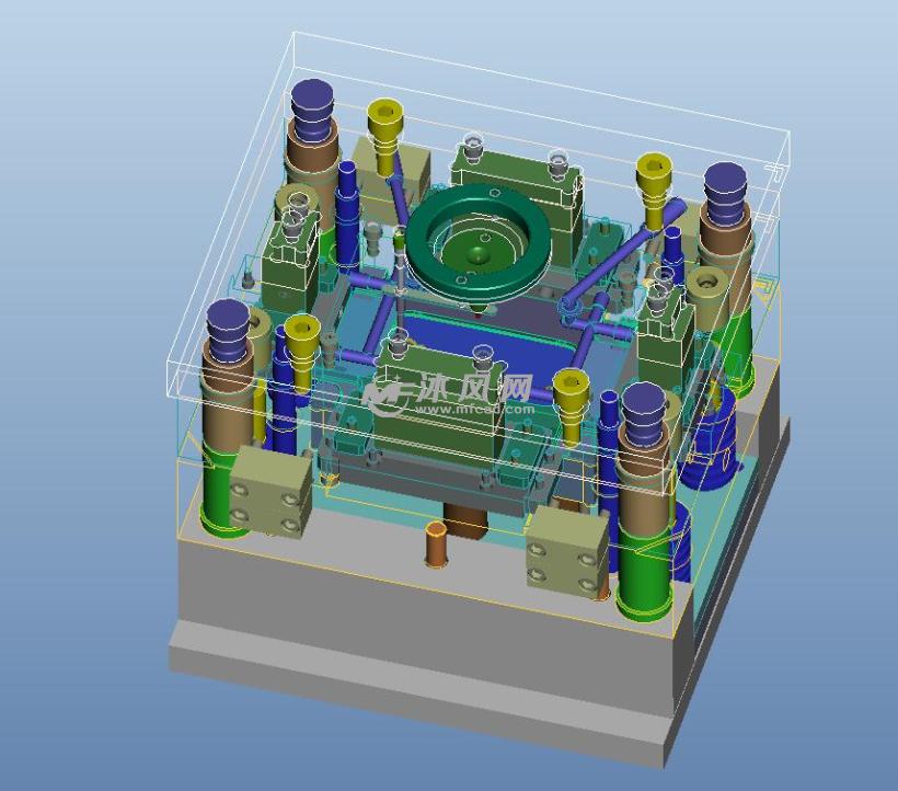 品牌手机保护套PC+TPU二次注塑模具图 - 手机