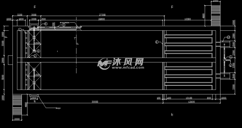 平流式沉淀池cad图纸