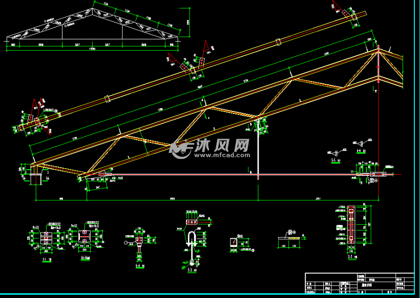 养鸡厂鸡舍建筑及结构施工图纸