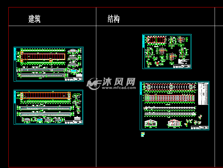 养鸡厂鸡舍建筑及结构施工图纸