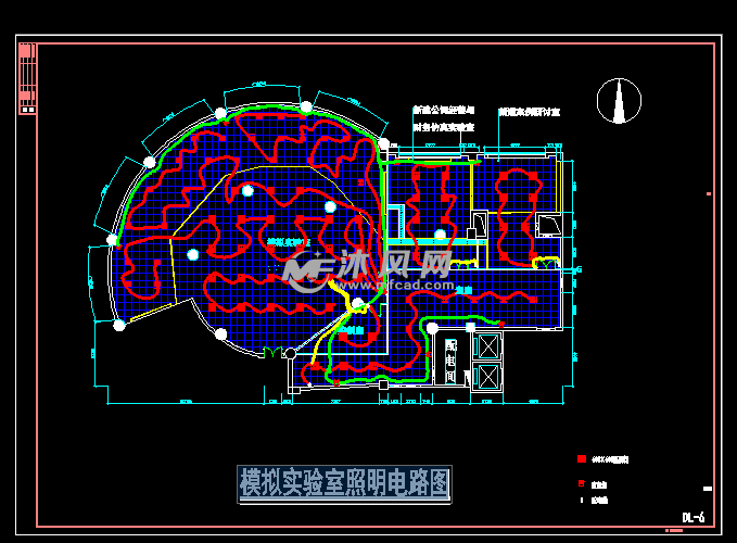 大学模拟实验室装修竣工图
