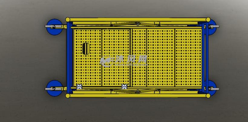 手脚架制作模型 - solidworks机械设备模型下载