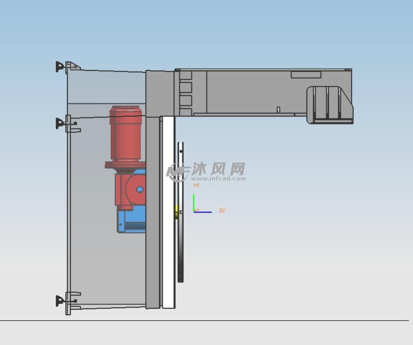 solidwroks数控滚齿机工作台