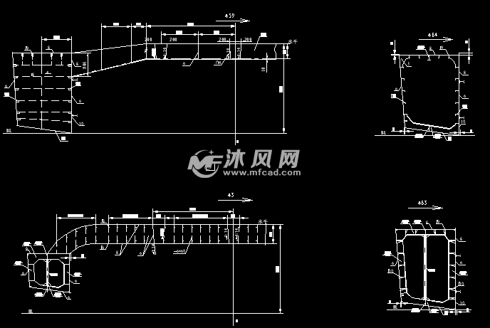 结构典型横剖面图