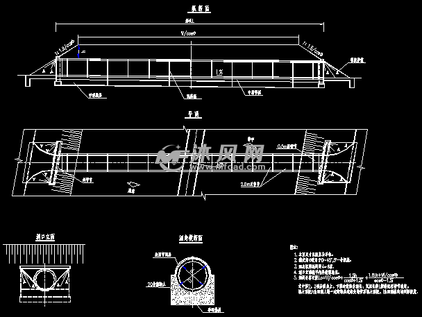 圆管涵一般构造图