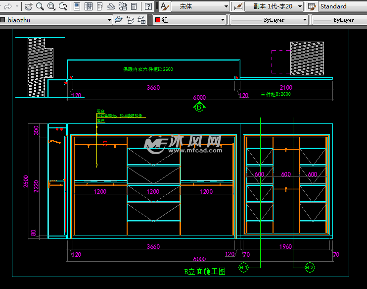 内衣店cad_内衣店(3)