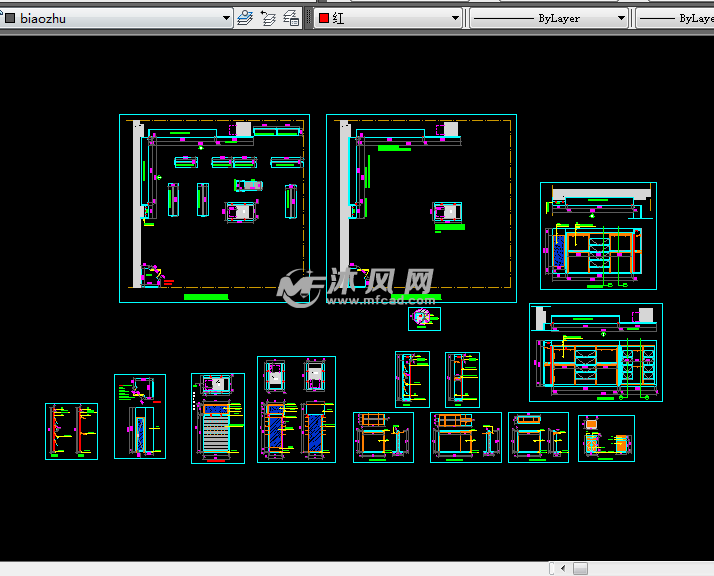 内衣店cad_内衣店(3)